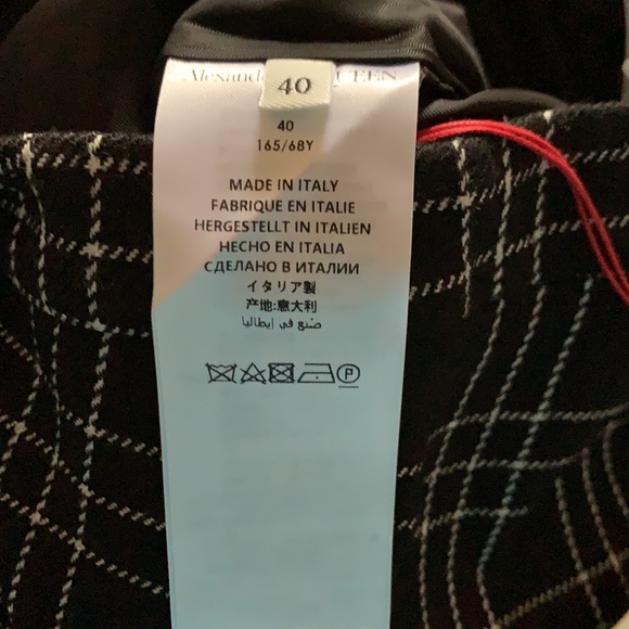 Alexander McQueen Straight Leg Cigarette Pants - Picture 6 of 7